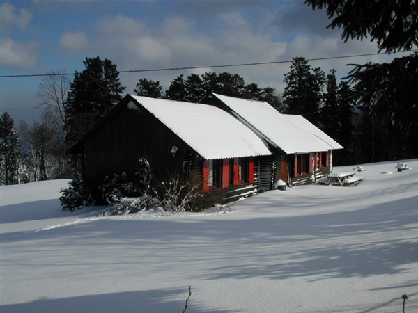 Chalet en hiver